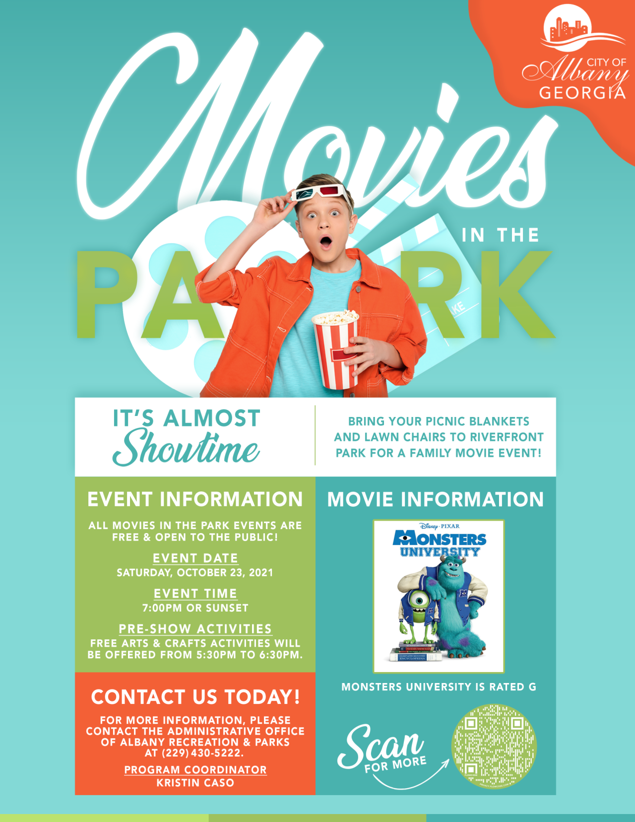 2021 Fall Movies in the Park_Flyer_Print