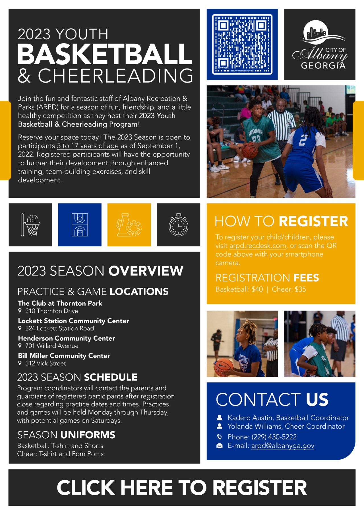 2023 Youth Basketball & Cheer Flyer - COA Upload