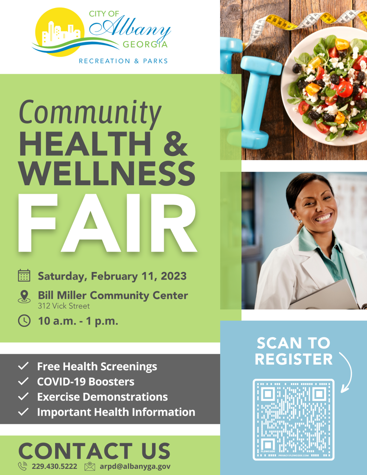 2023 Community Health & Wellness Fair_Flyer II