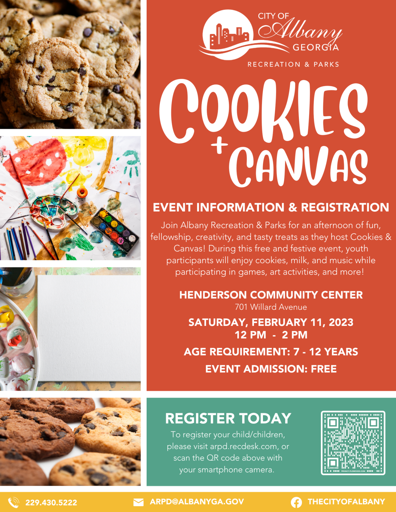 2023 Cookies & Canvas Flyer