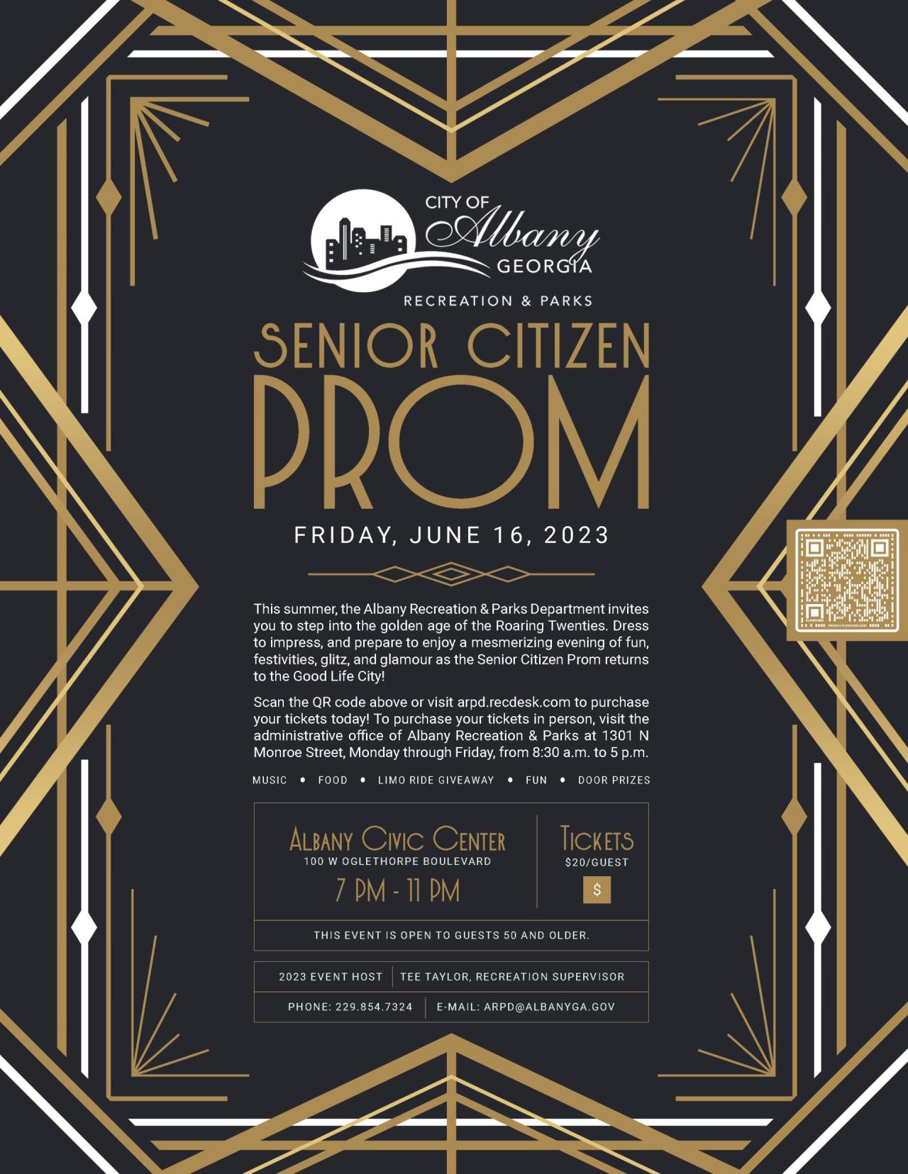 2023 Senior Prom Flyer - ARPD