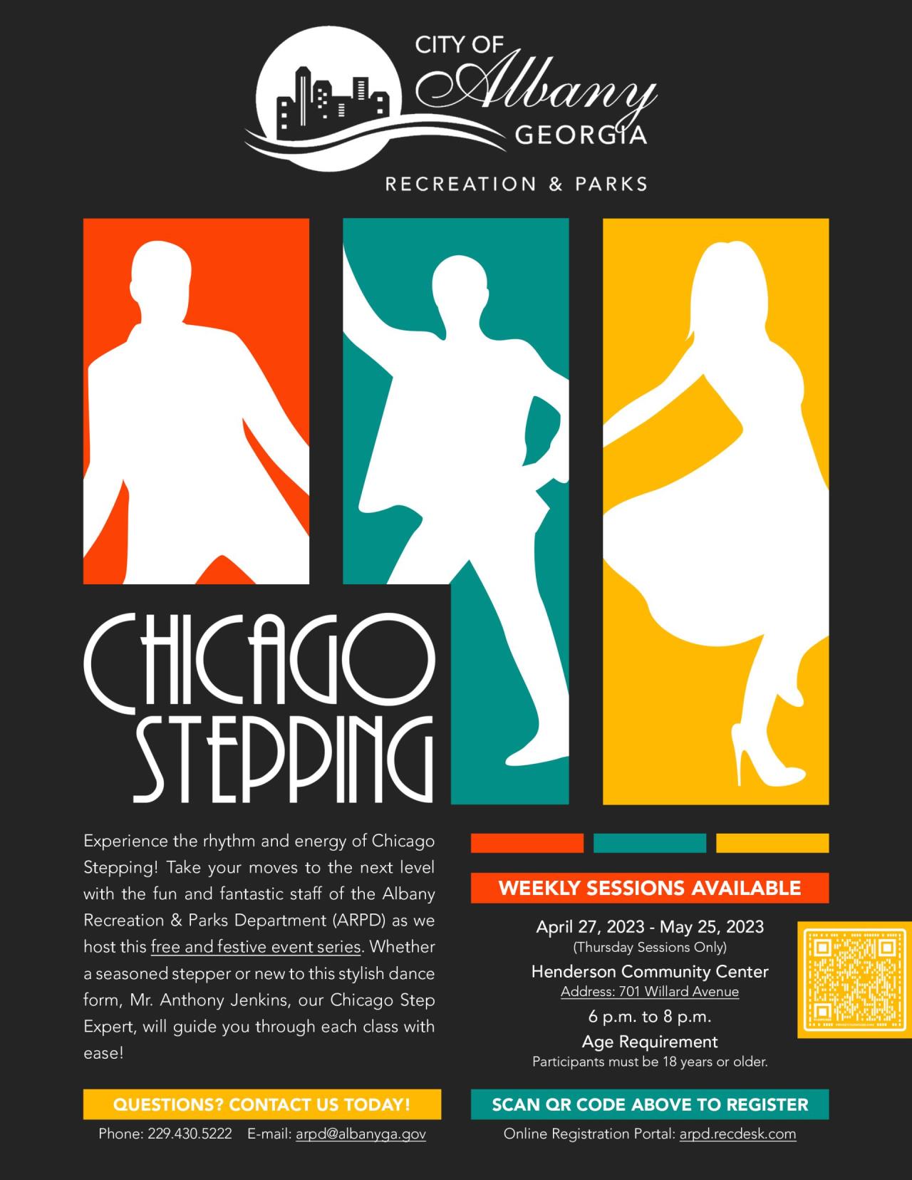 2023 Chicago Stepping Class Series_Flyer