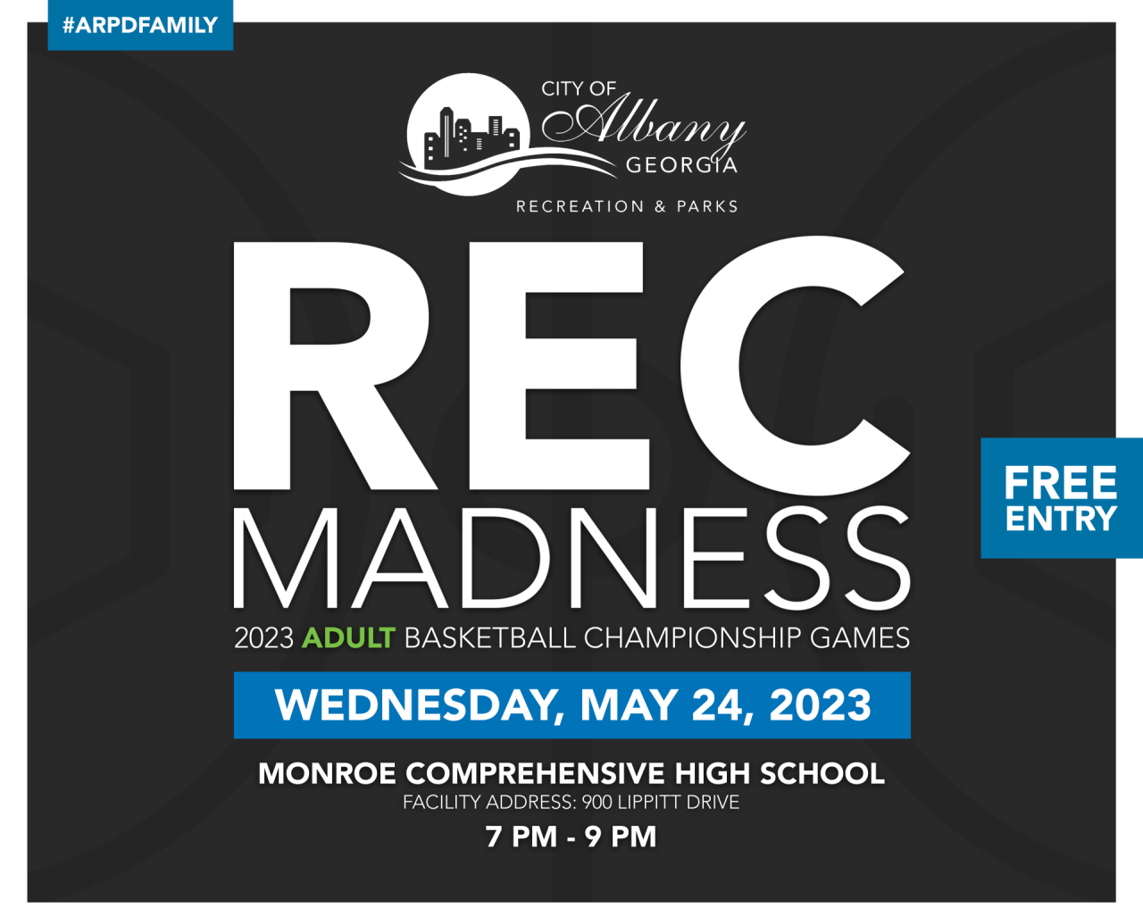 2023 Rec Madness Championship Game Social Post