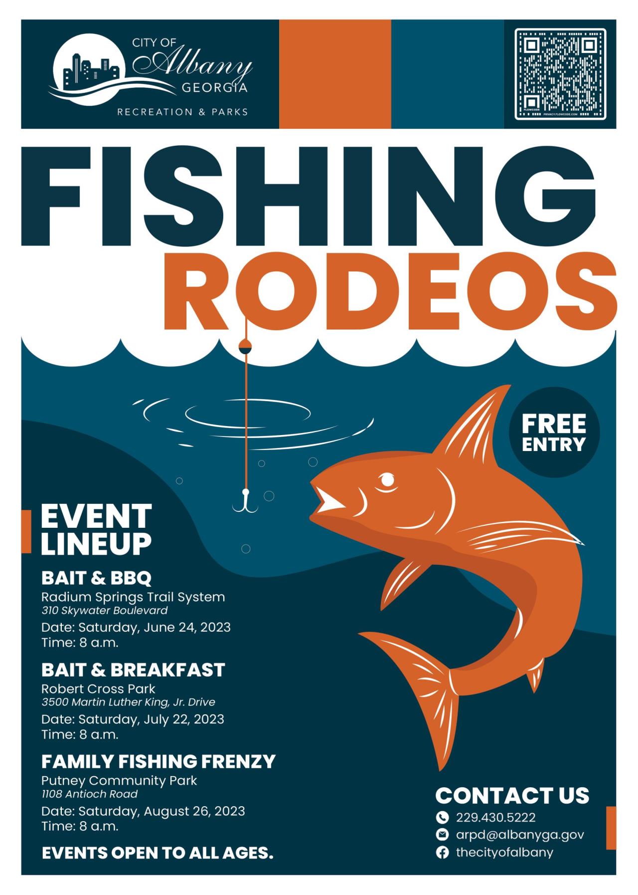 2023 Fishing Rodeo Event Series Flyer